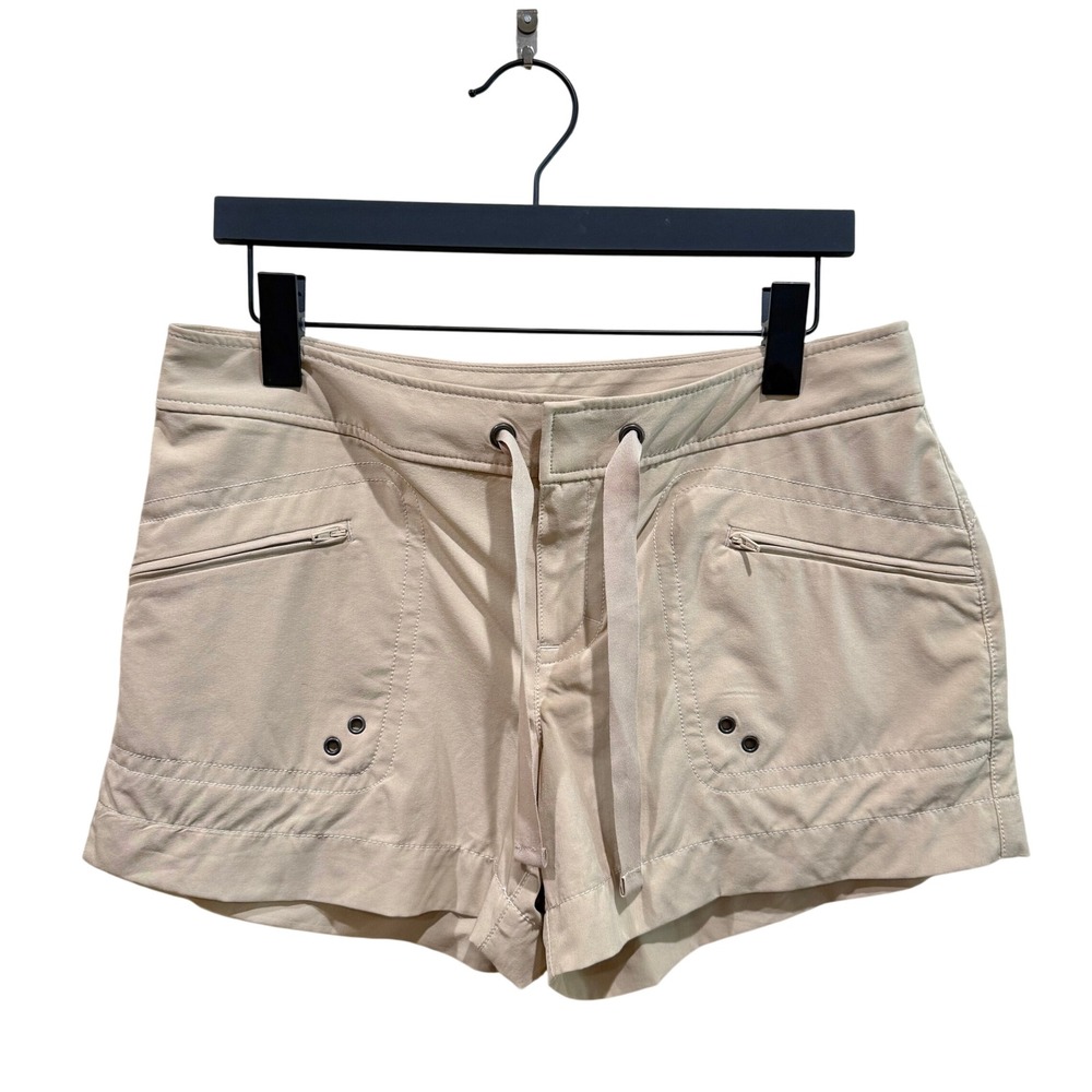 Athleta Womens Tan Hiking Utility Shorts Size 10